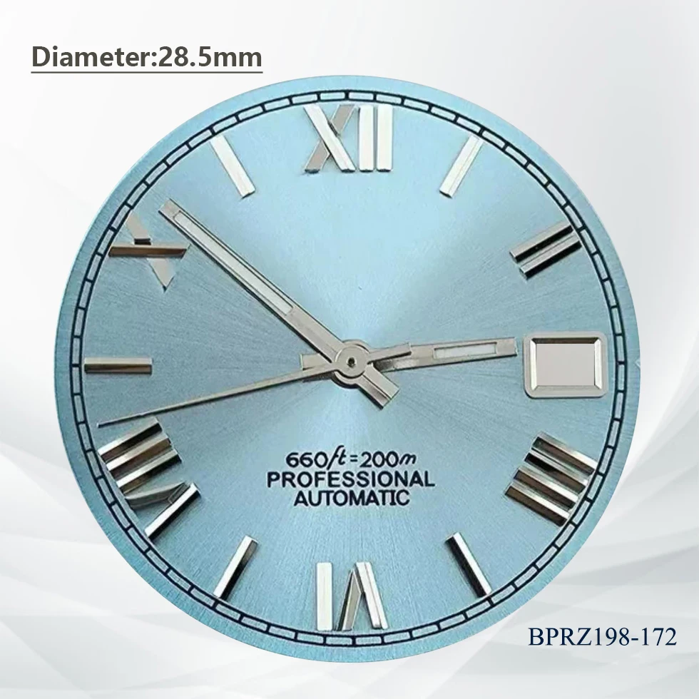 28.5mm superior quality Roman S logo dial suitable s NH dial 35 dial movement roman s watch accessories repair tools 35 movement