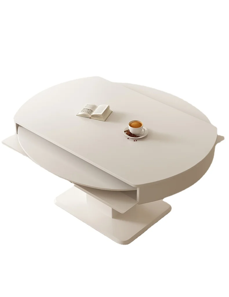 

Lifting, folding, telescopic slate, coffee table, dining table, integrated dual-purpose living room, small apartment, simple