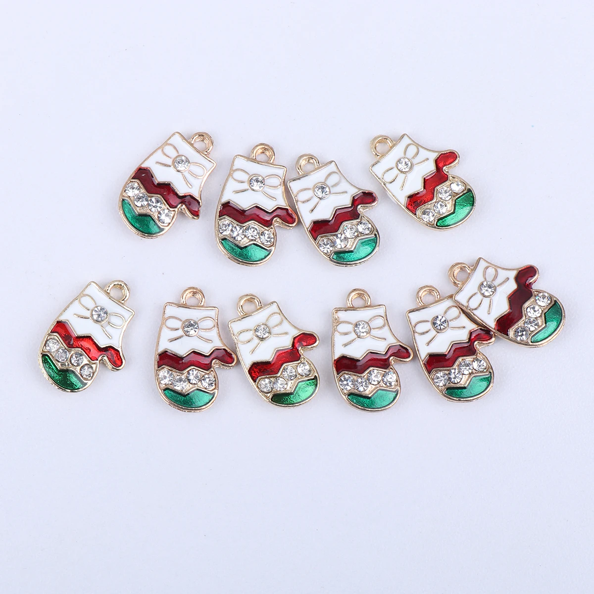 

10 Pcs Christmas naments Charms Gothic for DIY Earrings Necklace Bracelet Jewelry Accessories Decorations Gifts