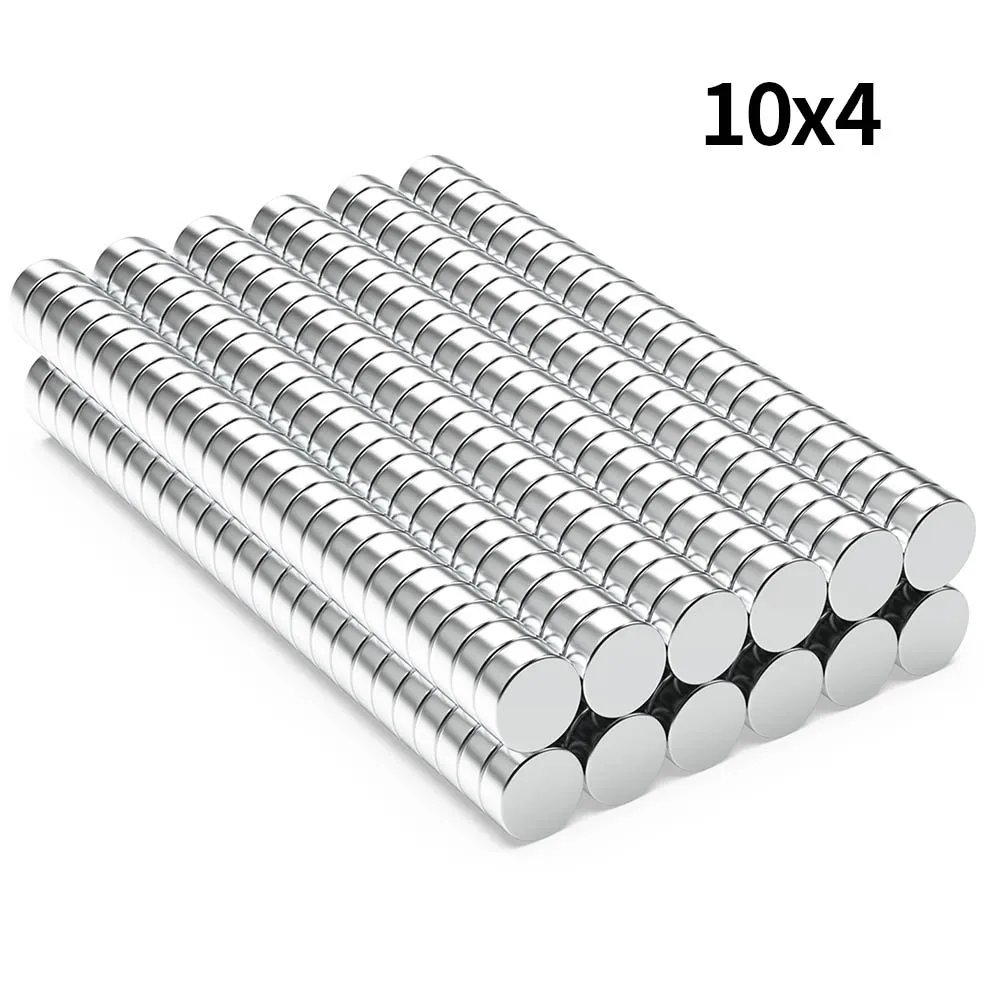 

10x4mm N35 Super Strong Neodymium Magnet Round NdfeB Powerful Permanent Magnetic imanes Refrigerator Magnets 10*4