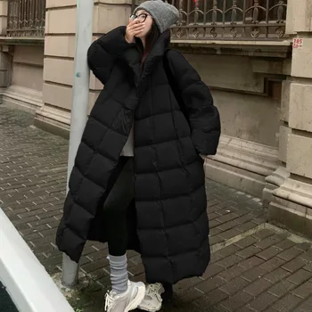 Sweat à Capuche Femme Long Avec Fermeture Éclair - Manteau Décontracté Chaud Pour Extérieur - Couleur Unie - Pour Automne Et Loisirs