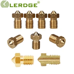 LERDGE 3d printer nozzle J-head V5 hotend v6 Extruder kit for 1.75mm filamnet 0.2mm 0.3mm 0.4mm 0.5mm Set 3D Printer parts 1PC