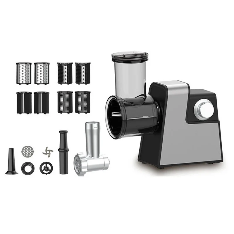 

Электрическая овощерезка и мясорубка 5-в-1, многофункциональный кухонный комбайн, малошумная мясорубка и овощерезка