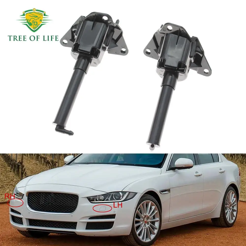 For Jaguar XE 2015+ Front Bumper HeadLight Lamp Washer Spray Nozzle Cleaning Pump Actuator T4N8134 T4N8133 GX73-13K131-BA