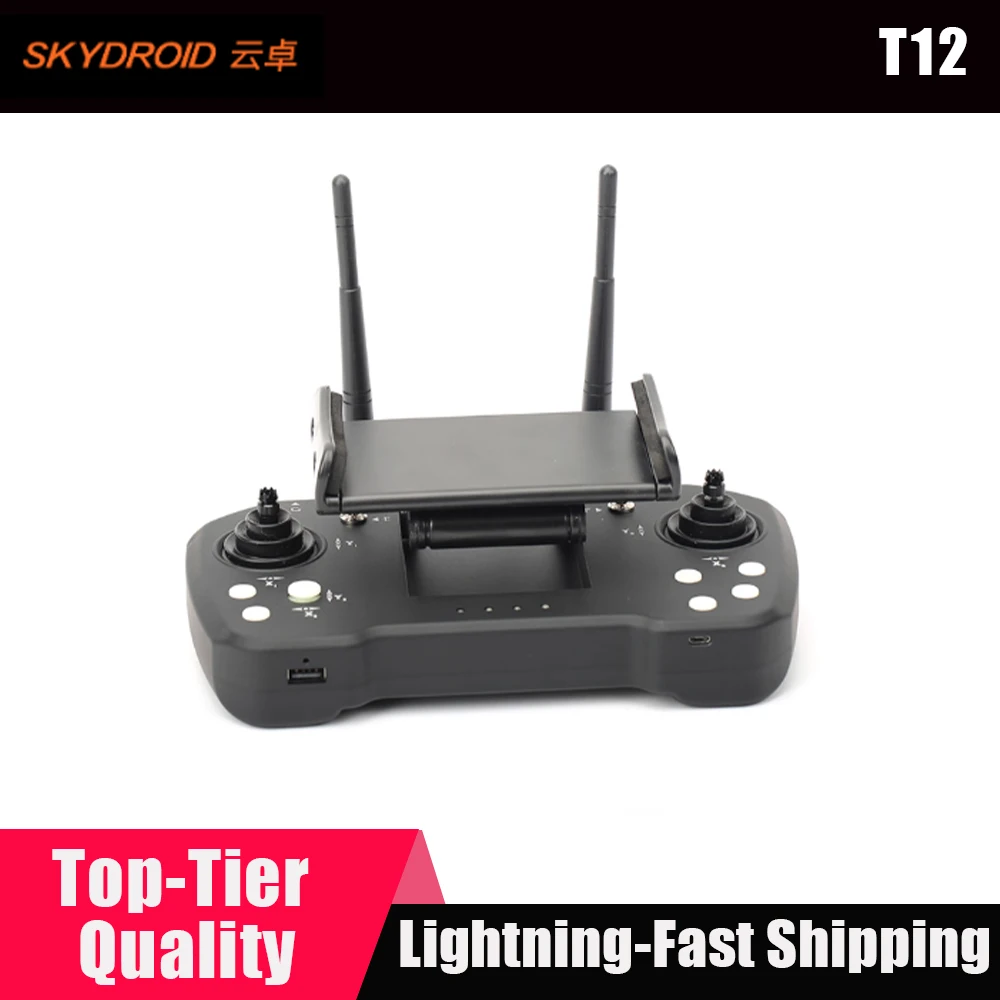 Skydroid T12 2.4GHz 12CH Remote Control With R12 Receiver/Mini Camera/20km Digital Map Transmission For Plant Protection Machine