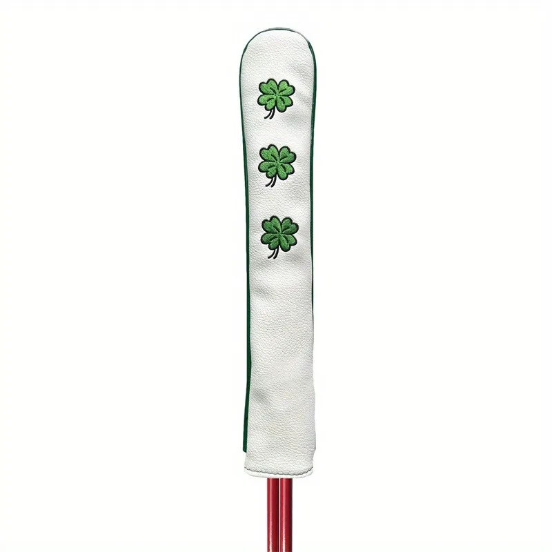 1pc Lucky Clover Golf Alignment Stick Cover - Improve Your Swing with Four Leaf Design