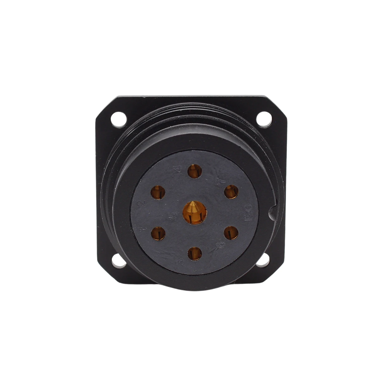 SINEMARCH Socapex 7 Pin Panel Mount Female Connector 20A Aluminum Shell Solder for Motor Compatible W/ SHOWSAFE KUPO