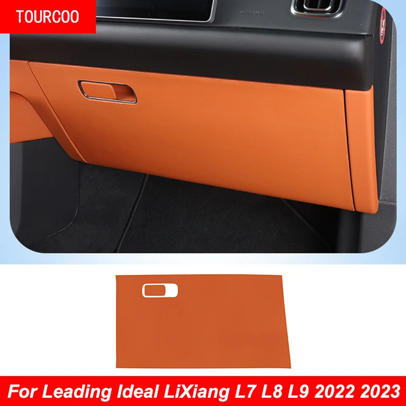 

For Leading Ideal LiXiang L7 L8 L9 2022 2023 Doors Glove Box Panel Anti Kick Pad Protector Wrap Glovebox Car Accessories