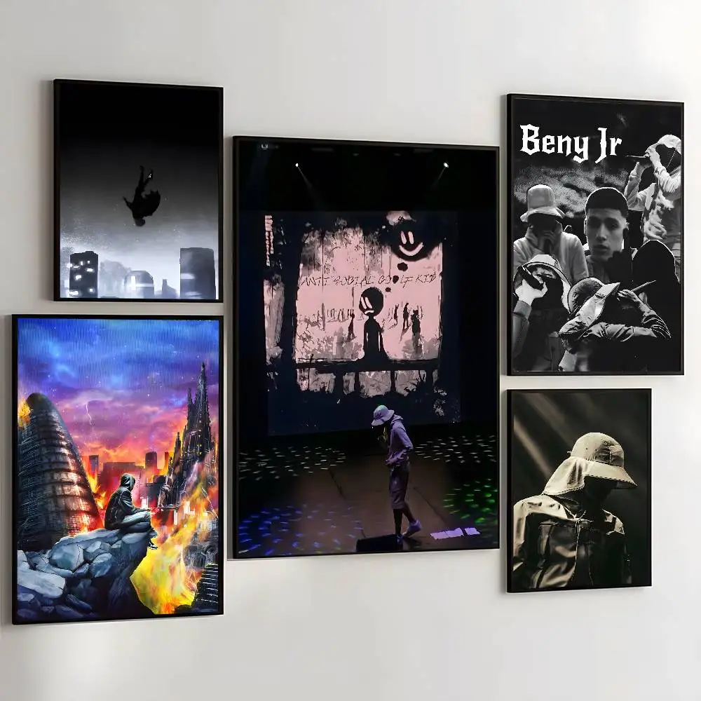 Rapper B-BENY JR singer Poster Art With Prints Home bedroom living room decoration gift