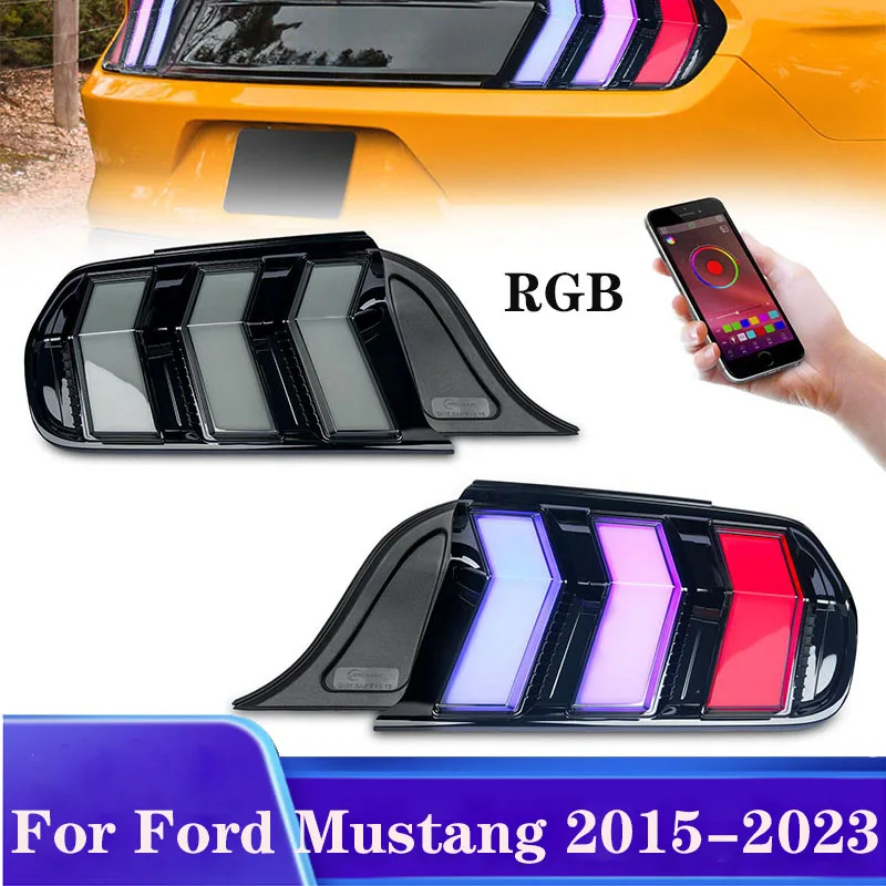 

Задний фонарь в сборе для Ford Mustang 2015-2023, задний фонарь, стоп-сигналы, задний фонарь, стоп-сигнал, указатель поворота, задние фонари