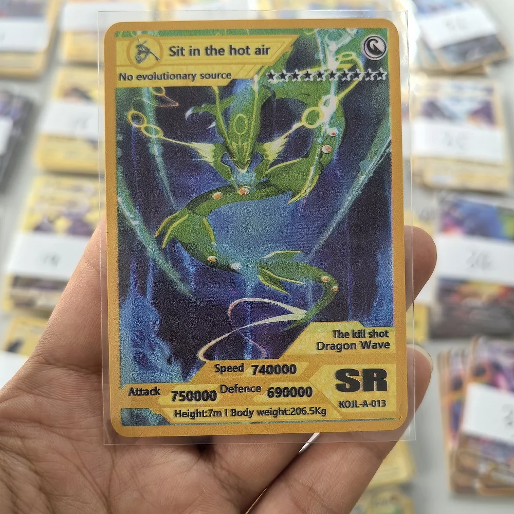 10000HP Charizard Vmax Pokemon-Karten Metall Englische Karte Arceus GX Vstar V Goldene Limitierte Kinder-Geschenkkarten Spiel Kampf Sammelkarten
