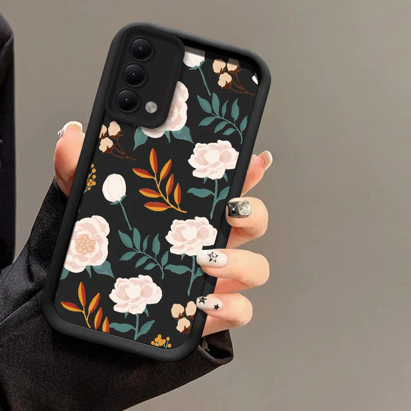 حافظة لهاتف انفينيكس تكنو بوفا 7 كامون 40 برو 30 20 سبارك 6 جو 2024 2023 2022 20C 10 برو غطاء زهور أنيق