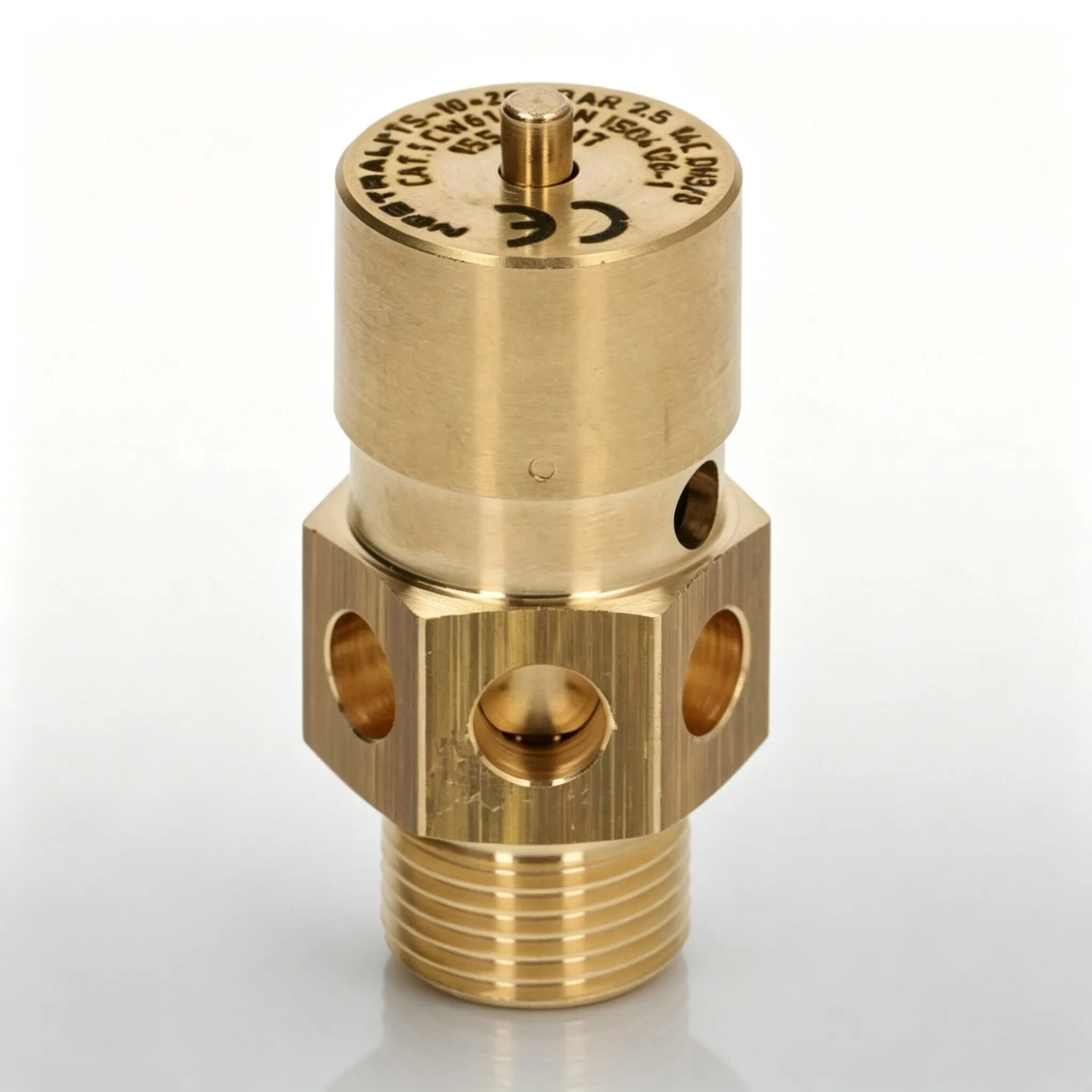 Pressure Relief Valve Heavy Duty Industrial Professional Robust Compact for Coffee Machine Steam Boiler System Replacement Part