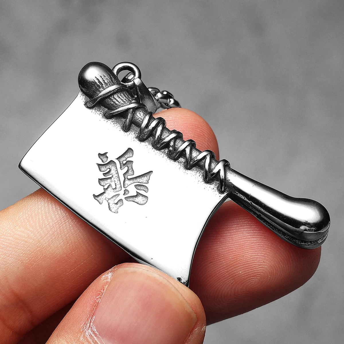 

Kitchen Knife Stainless Steel Simple Jewelry Men Necklaces With Pendant For Male Women Punk Hip Hop Accessories Gifts Wholesale