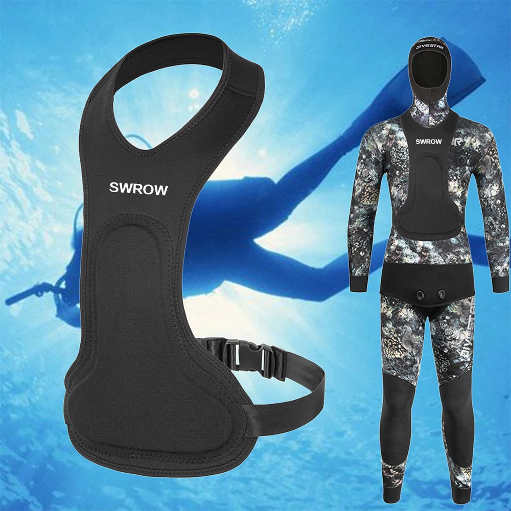 Chest Loading Pad Diving Vest for Scuba Spearfishing Spearguns Spear Fishing Women Men Underwater Suit Protector Cushion