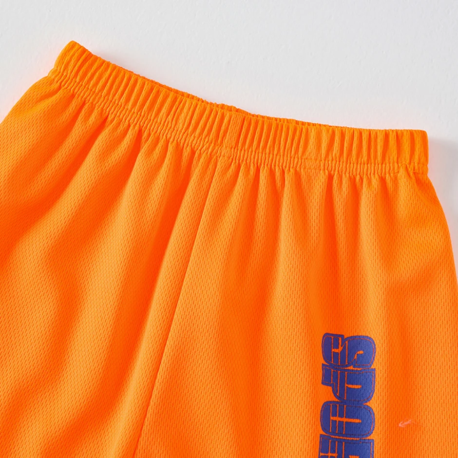 3-teiliges Set Kinder-Sommer-Shorts mit mehrfarbigem Buchstabendruck, lässige Sportshorts für Jungen, atmungsaktive Babyhosen – Detail 10