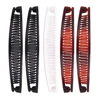 Solid Color Banana Clip Women Hair Styling Clip Claw Barrettes Hairpins Hair Accessories for Girls Ponytail Hoder Hair Clamp