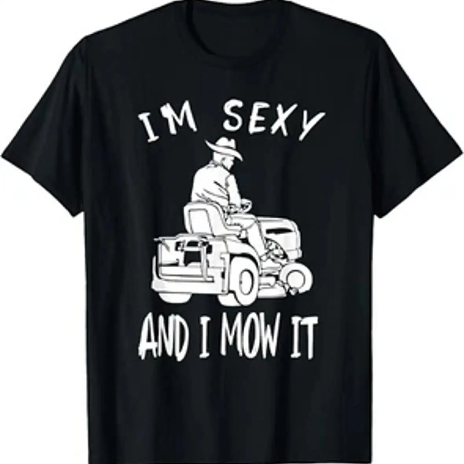 Lawn mowing T shirt for men _ tractor gift unisex vintage Washed Comfortable homme Stylish streetwear Unisex graphic Casual
