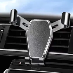 C5 Gravity Car Holder For Phone Air Vent Clip Mount Mobile Stand Smartphone GPS Support For iPhone 15 14 Xiaomi Samsung Holder