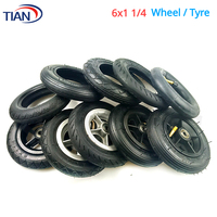 6x1 1/4 wheel tyre 6 Inch Pneumatic / solid Tire Motorcycle 150MM Scooter Wheel With Hub  Inner Tube Electric  tire