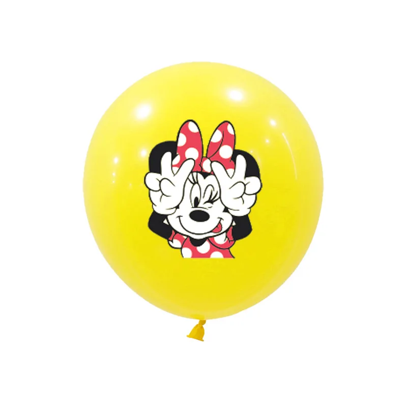 Disney Latex Balloon Set for Children, Mickey Mouse, Donald Duck, Birthday Party, Holiday Decoration Supplies, 12\