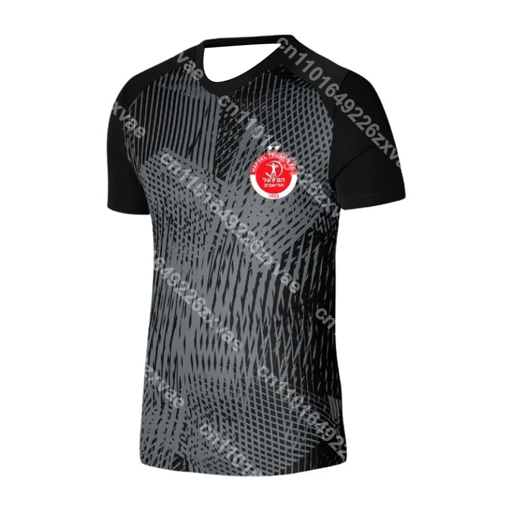 

Лидер продаж, мужская футбольная рубашка Hapoel Tel Aviv 2025, молодежная детская спортивная тренировочная форма для мальчиков, дышащая футбольная майка, футболка