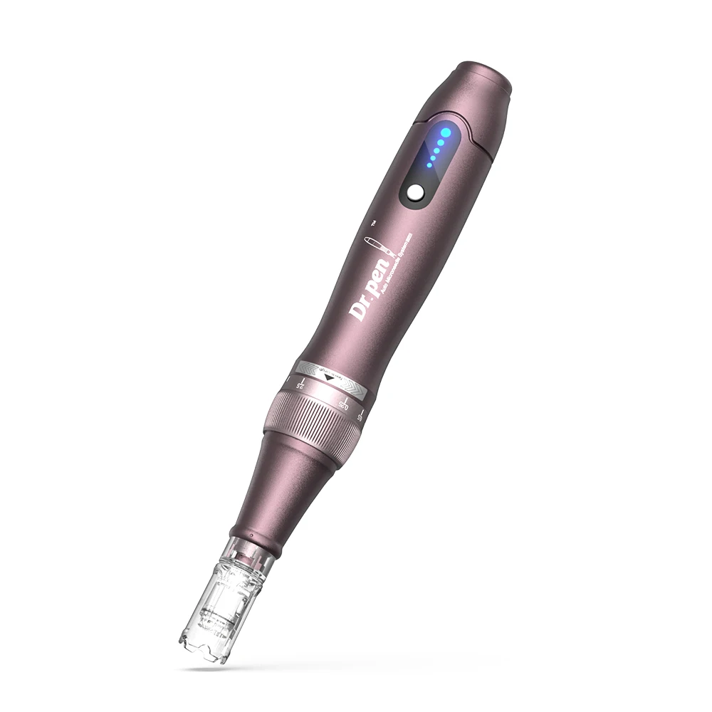 Dr. pen-Ultima A10, Kit de cuidado de la piel con 2 cartuchos de piezas, Derma Pen inalámbrico, tratamientos con microagujas, uso profesional,