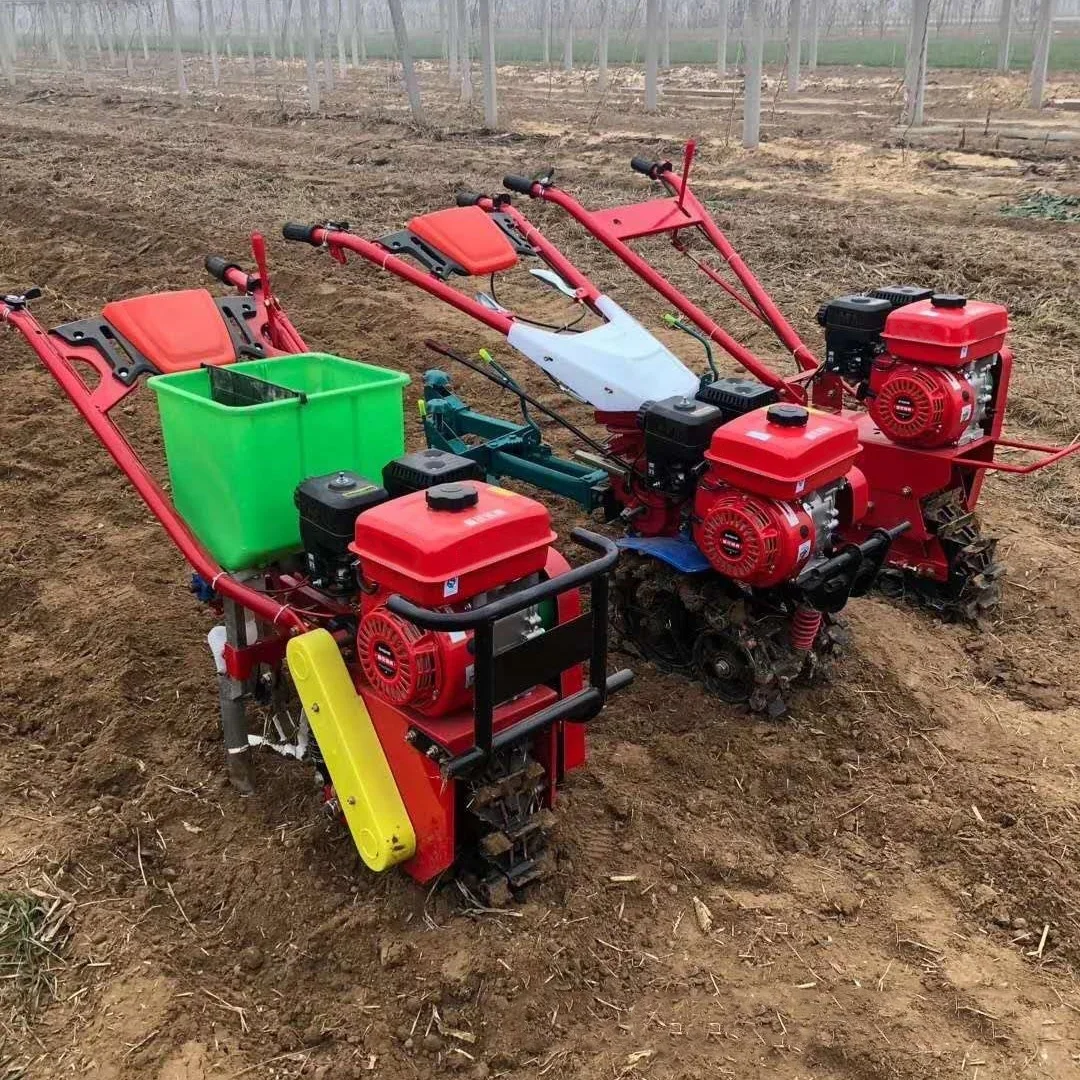Hot Sale Small Plough Machine Cultivator and Diesel Engine Mini Self Propelled Power Tiller Track Rotary Cultivators