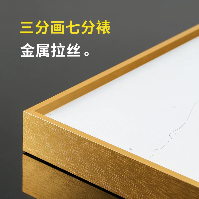 Digital oil painting DIY coloring hand painted oil painting living room decorative painting