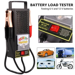 Car Battery Load Tester 6V-12V 100Amp Automotive Battery Load Checker 1000 CCA Max Portable Battery Charging System for Truck RV