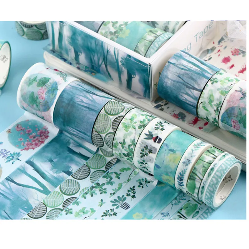 10 Rolls Seasons Washi Tape Scrapbooking Material DIY Gift Wrapping Sticker for Journal Planner Decoration  Paper Craft Supplies