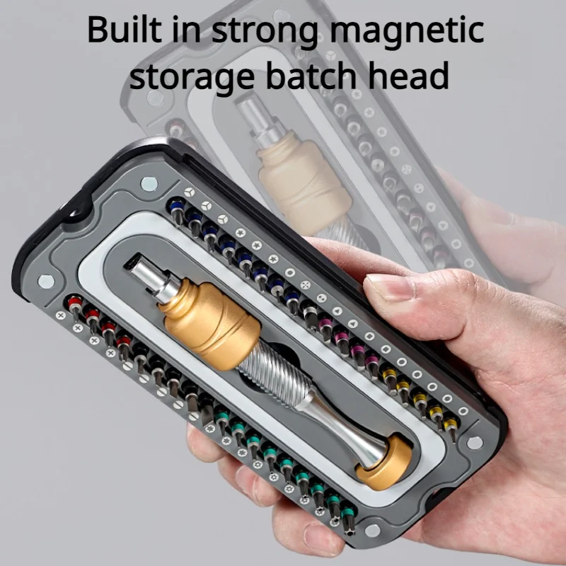 Imagem -06 - Conjunto de Ferramentas Chave de Fenda 37 em Bits para Óculos Telefone Computador Bolso Cabeça Magnética Kits Eletrônicos Ferramentas de Reparo