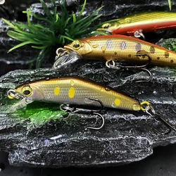 Mini señuelos wobbler para trucha: hundidores jerkbait swimbait