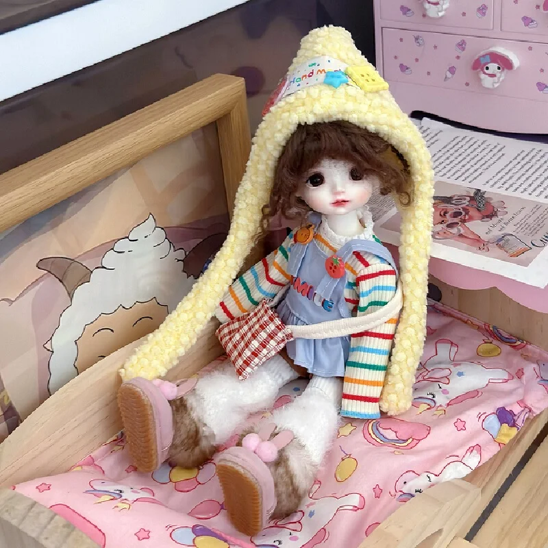 Cute 6.30 cm doll set - 6.30 cm doll outfit - BJD doll costume - Doll costume for transformation - Mommy doll - Princess doll -