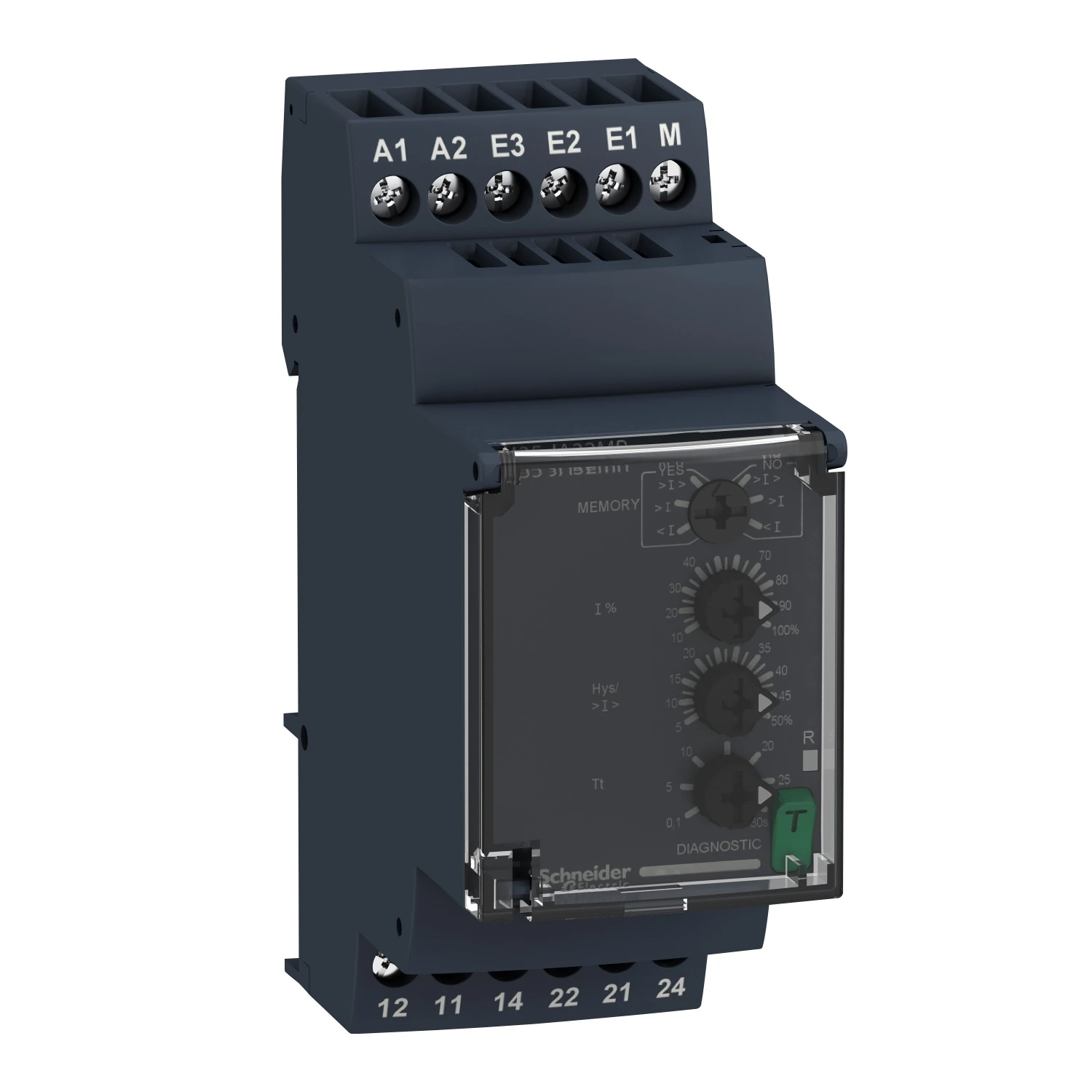 

RM35JA32MR Harmony, Modular 1-phase current control relay, 5 A, 2 CO, 0.15…15 A,, 24…240 V AC/DC
