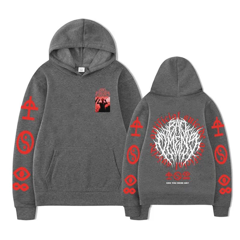 

Limited Bad Omens Band Tour 2025 American Music Double Sided Print Hoodie Men Women Vintage Hip Hop Rock Hoodies Y2k Sweatshirts