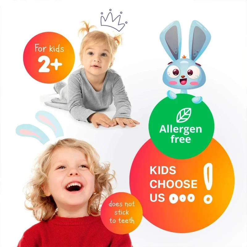 Elderberry Children and Young Children's Soft Candy Natural Immune Booster with Black Elderberry Extract Vitamin and Zinc