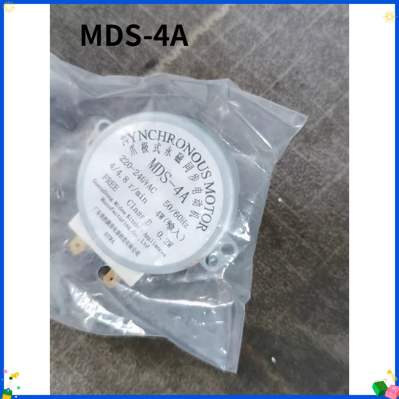 MDS‑4A 220V 4W Microwave Oven Synchronous Turntable Motor 1Pcs, Spare Replacement Parts for Midea Microwave