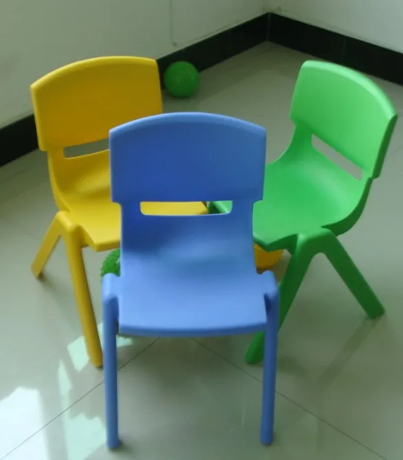 Kindergarten imported engineering PE plastic backrest chair, children's learning desks, , toy