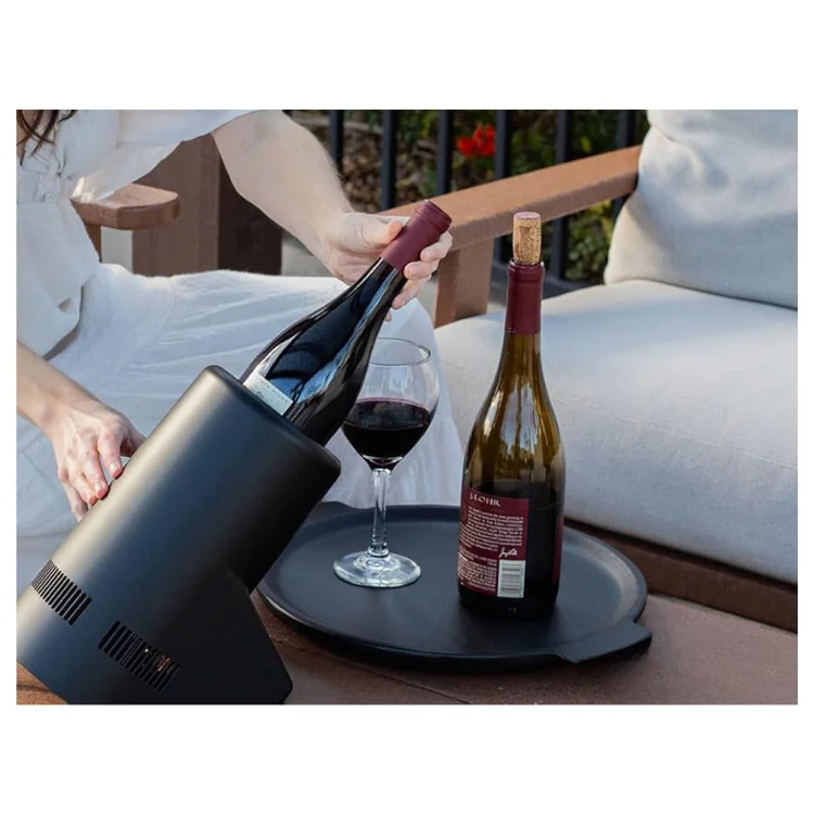 Bottiglia può mini frigorifero Piccolo refrigeratore per vino Dispositivo di raffreddamento per vino di colore lucido opaco