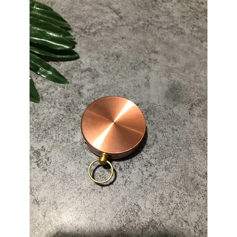 Retro Copper Compass Pocket Watch Compass Fashion Flip Portable Compass Guide Outdoor Waterproof High Precision