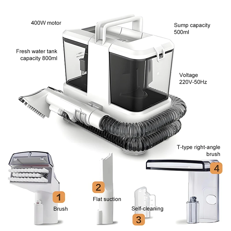 

Multifunctional Cleaner Small Fabric Sofa Carpet Window Cleaning Machine Household Vacuum Dust Cleaner EU