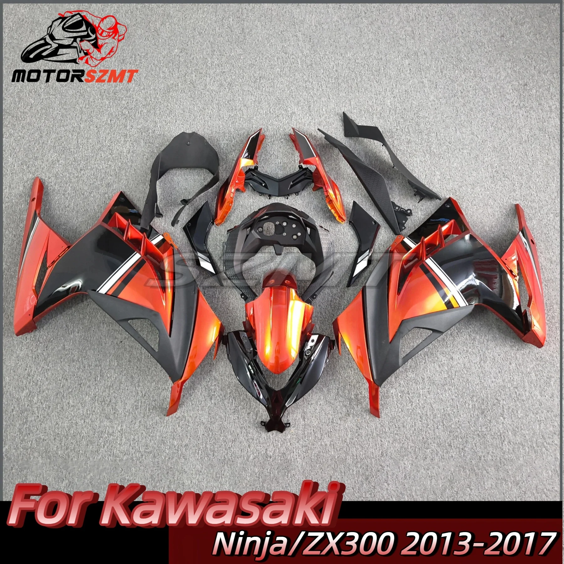 

The New ABS Motorcycle Fairing kits Fit for Ninja ZX-300 EX-300 2013 2014 2015 2016 2017 2018 EX300 ZX300 13-18 fairings kit