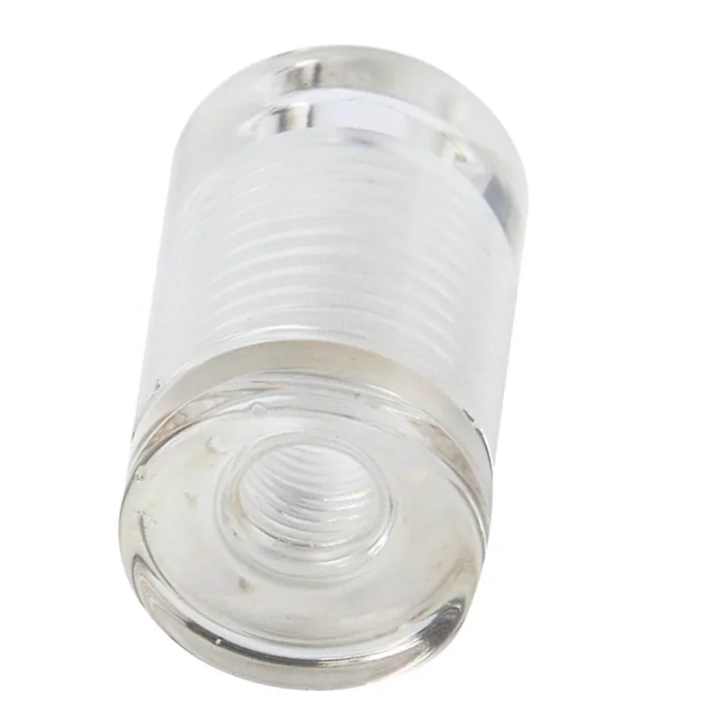 M12K-3/4 "x 1" parafusos de impasse acrílicos, 12 peças de suportes transparentes, hardware de montagem de impasse de sinal de parede, prego de impasse de publicidade