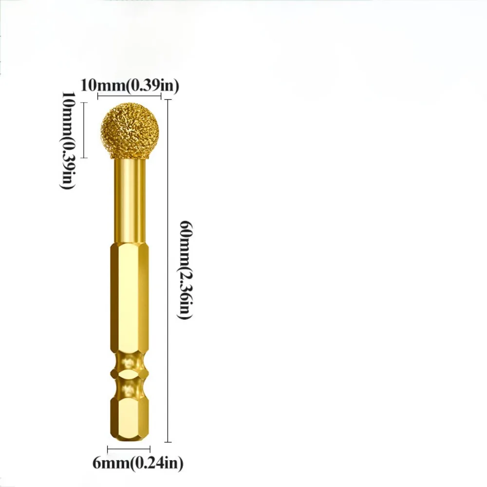 سداسية عرقوب Adamas المغلفة نتوءات دوارة أداة قوية كفاءة جلخ أداة Adamas طحن رؤساء مجموعة غرامة بالتفصيل