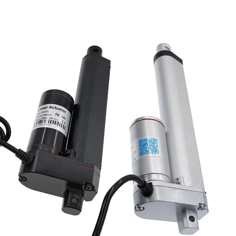 100-1500N Electric Linear Drive Motor 12V 24V 150mm 200mm Stroke Linear Actuator for Mechanical Automation Lifting Control