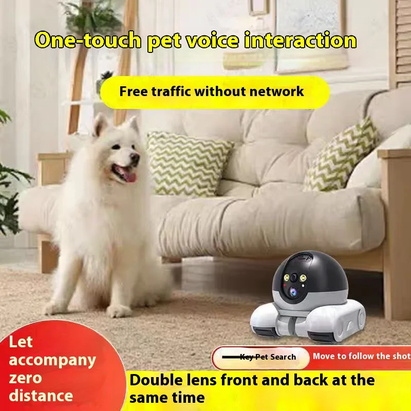 Caméra de Surveillance sans fil Wifi haute définition pour animaux de compagnie, téléphone portable à distance, Conversation, usage domestique