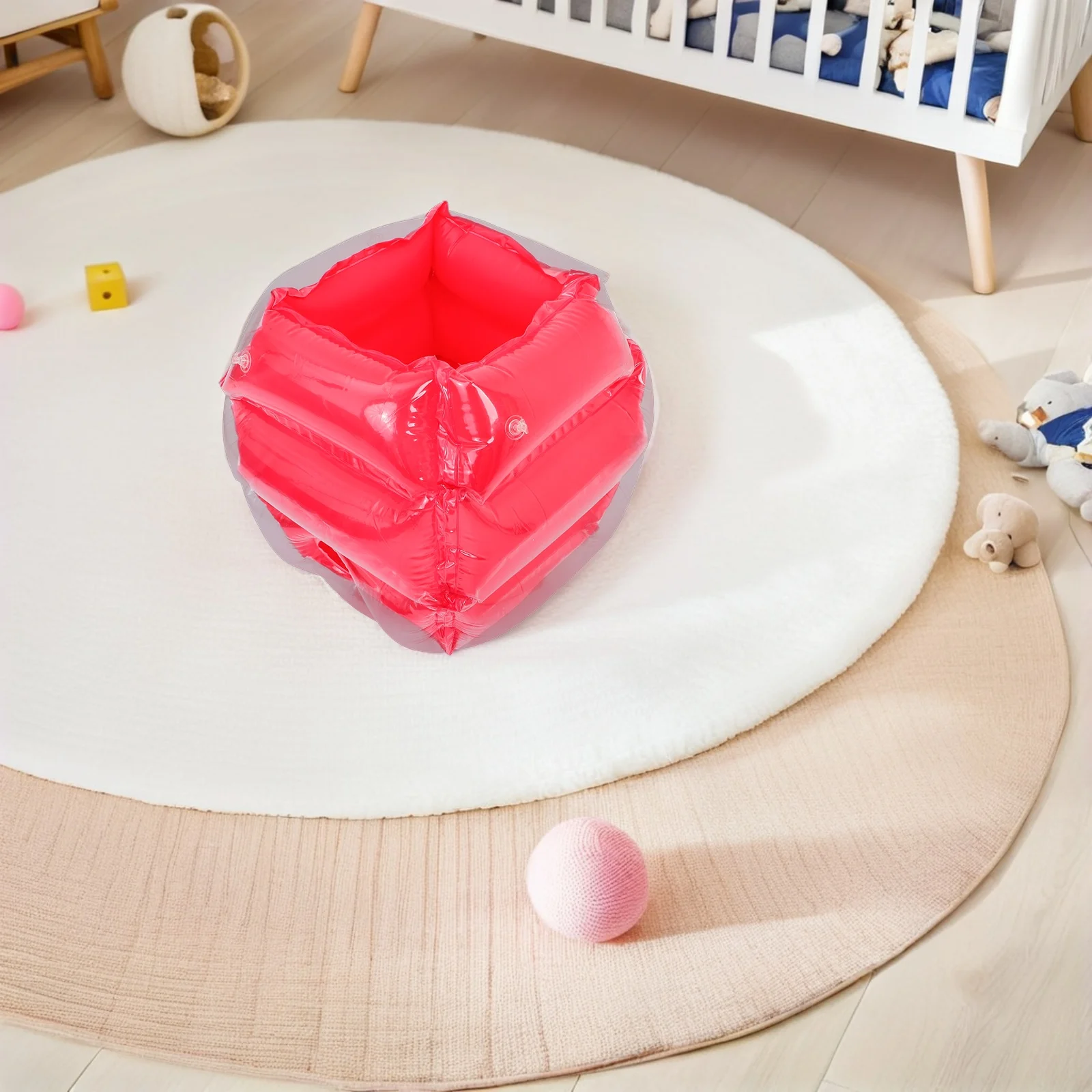 Palla gonfiabile per paraurti in PVC Divertimento all'aria aperta Palla per collisioni Blow Up Body Bubble Ball Gioco sportivo Prop (Rosso)