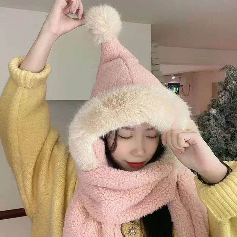 겨울 스카프 장갑 모자 방한 및 따뜻한 넥밴드 플러스 벨벳 및 두꺼운 귀마개 모자