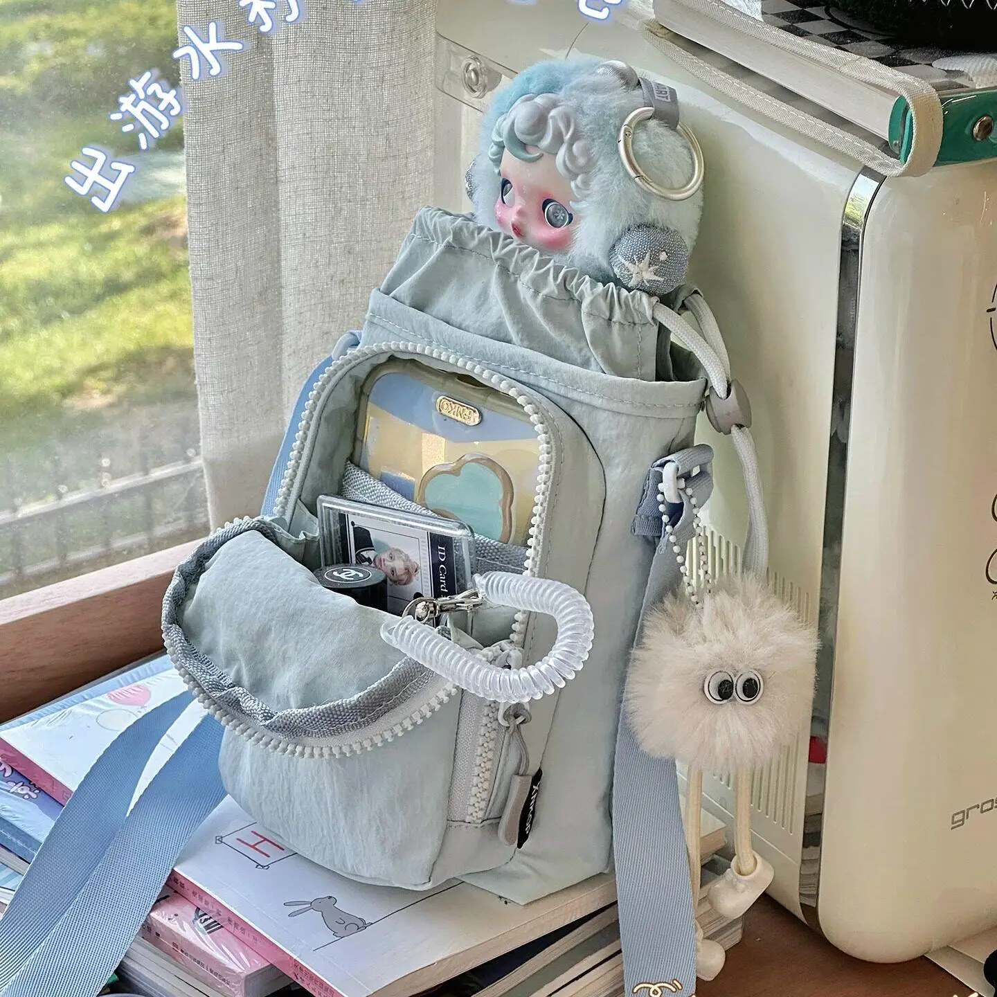 ポータブルアウトドアスポーツフォンバッグメンズクロスボディバッグ軽量トラベルウォーターボトルバッグ学生用小型ハンドバッグ